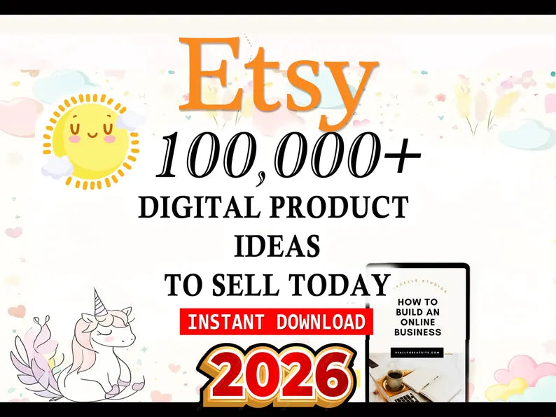 100,000 digital product ideas guide for 2026
