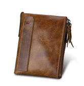 Men’s Genuine Leather Wallet – Compact, Anti-Theft Design MEEV