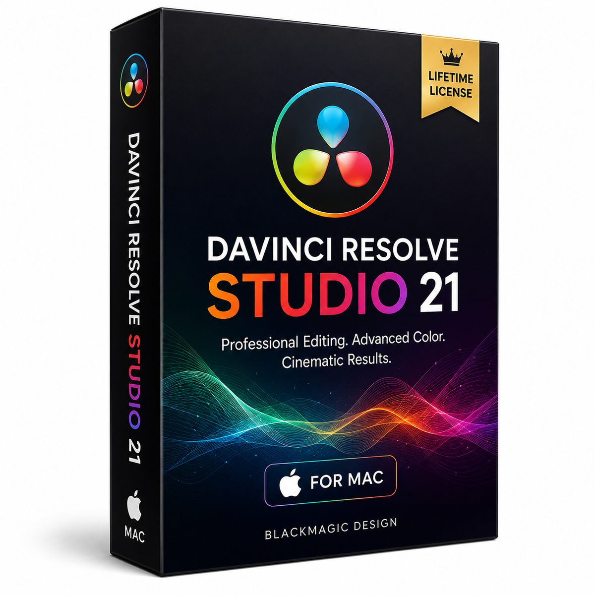 DaVinci Resolve Studio 21 Lifetime License for Mac
