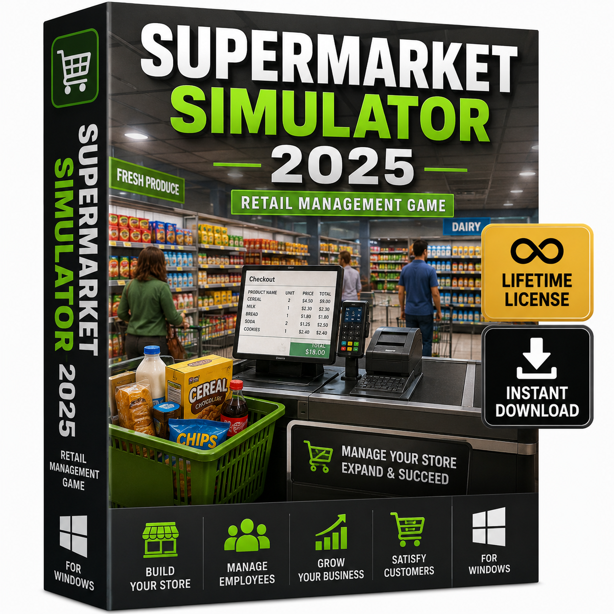 Supermarket Simulator 2025 – Lifetime License |Download Windows Game