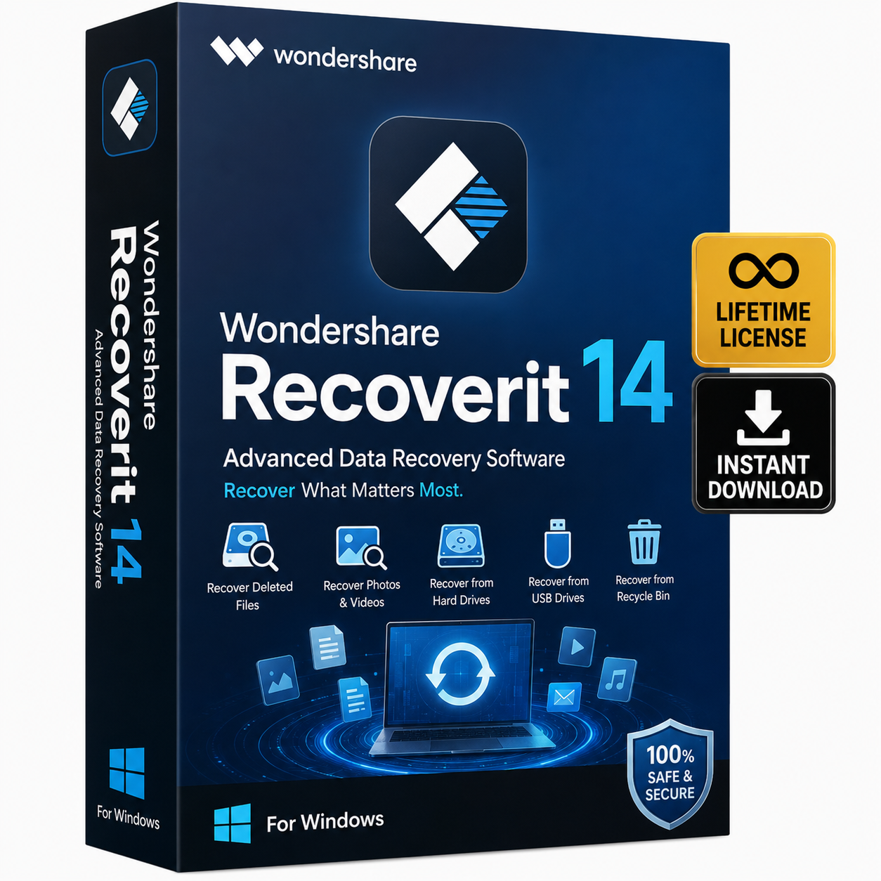 Wondershare Recoverit 14 – Lifetime License | Data Recovery Software