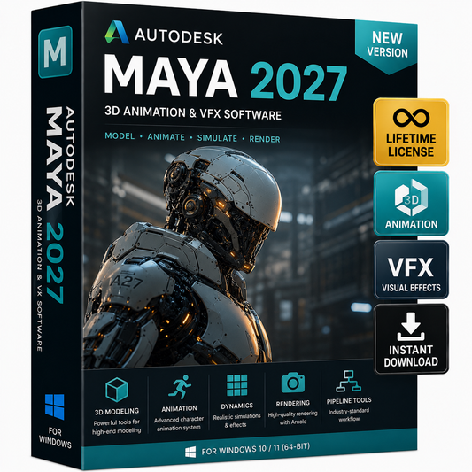 Autodesk Maya 2027 Lifetime License for Windows