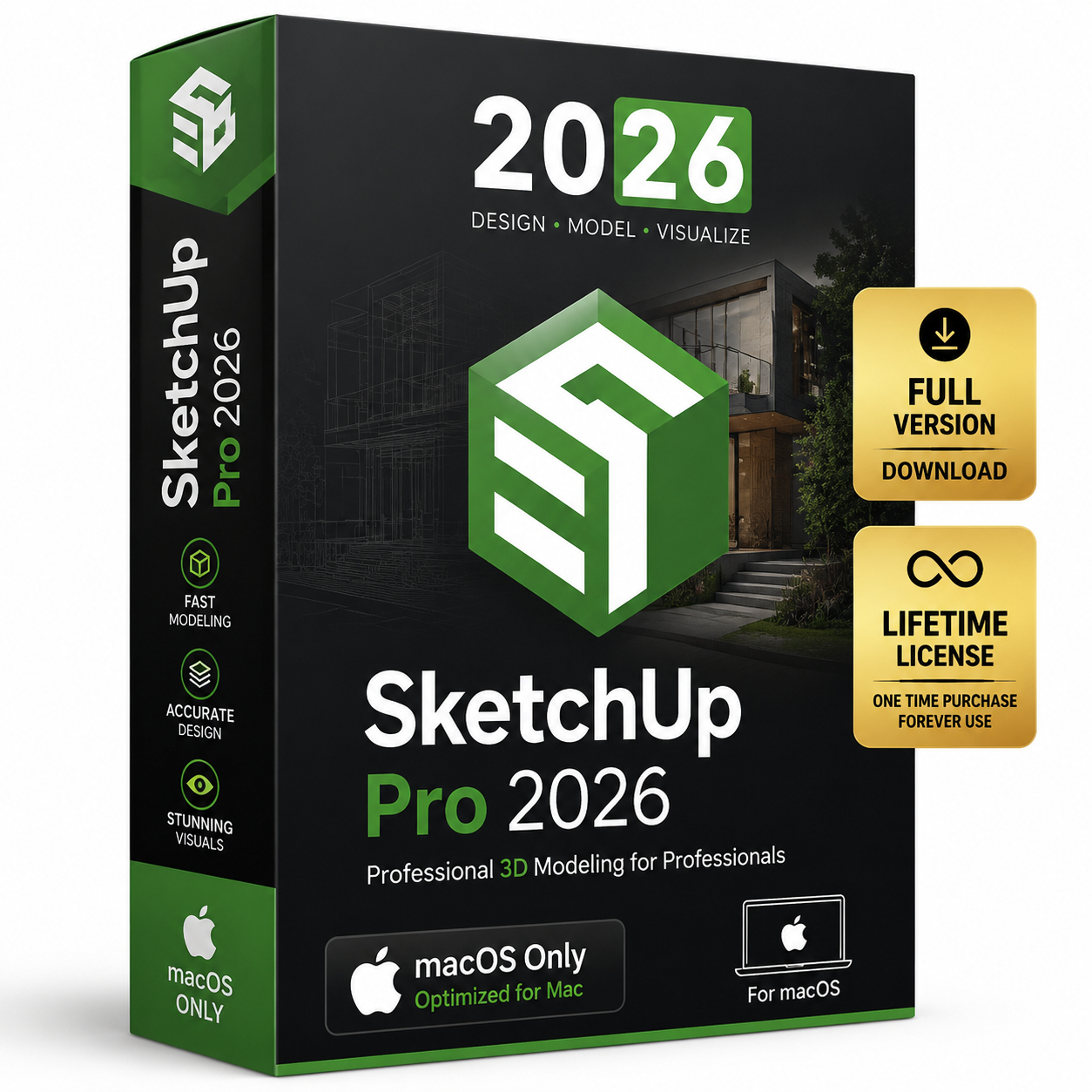 SketchUp Pro 2026 – Lifetime License | Full Version Download