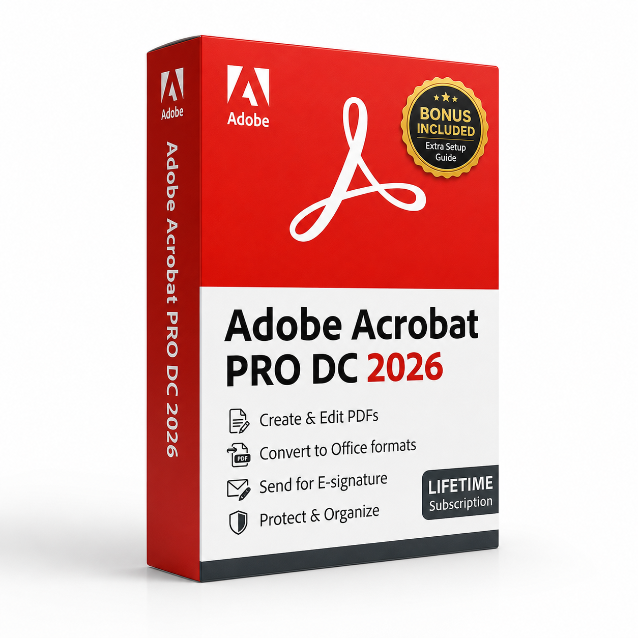 Adobe Acrobat Pro DC Lifetime License for Windows (Multiple Devices)
