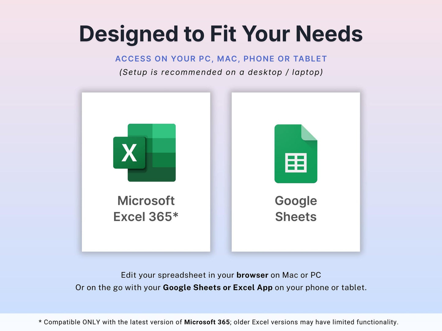 ADHD Life Planner – Google Sheets & Excel