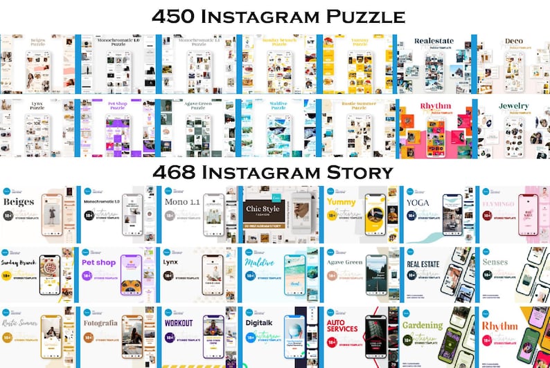 9000+ Canva Social Media Template Bundle for Instagram & Reels