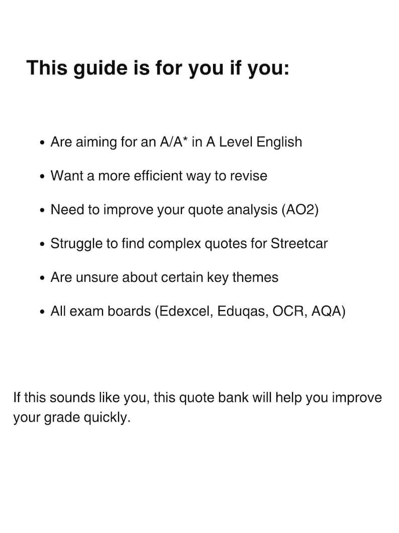 A* Othello Quote Bank PDF – A Level English Literature Revision Guide