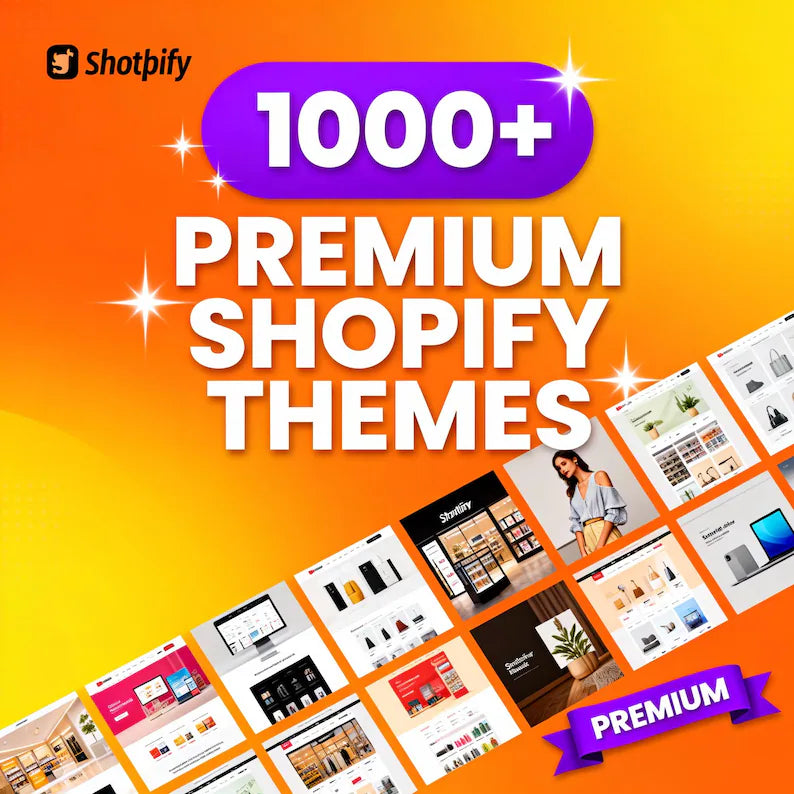 1000+ Shopify Store Templates Bundle – Multi-Purpose Ecommerce Website Designs – Instant Digital Download MEEV
