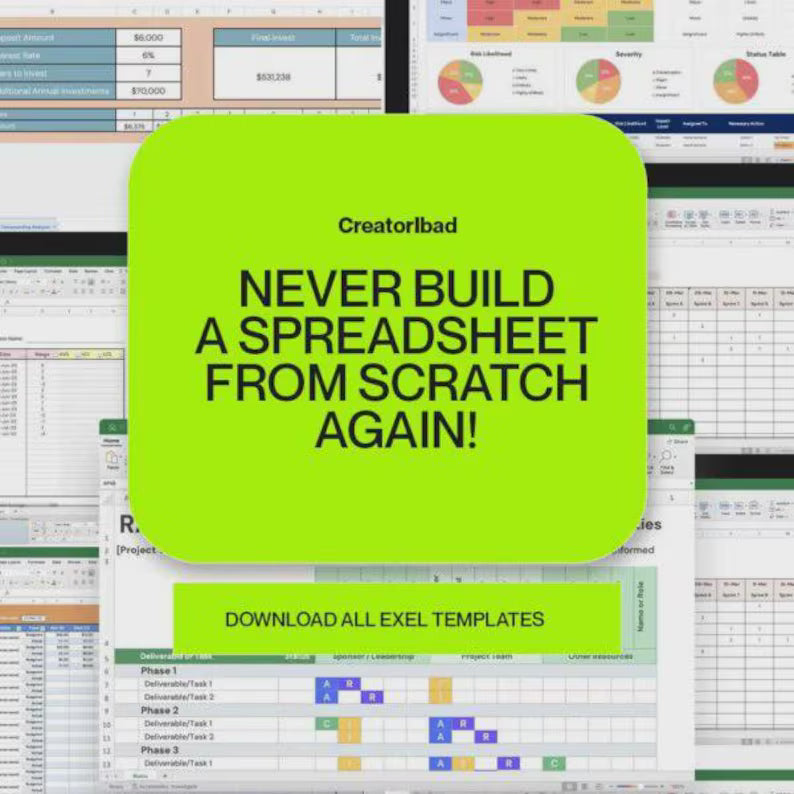 11000+ Excel, Word, PowerPoint, Power BI Templates Mega Bundle – Digital Download, Business, Finance & Productivity Tools MEEV