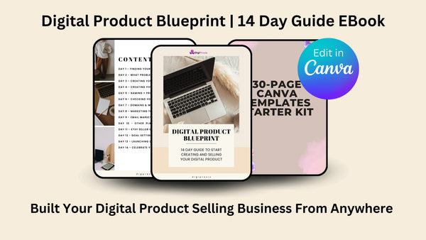 Digital Product Selling Business Blueprint (14-Day Launch Guide + 20+ PLR Bonuses)
