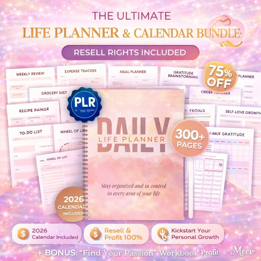 2026 All-in-One Digital Planner for iPad | GoodNotes PDF