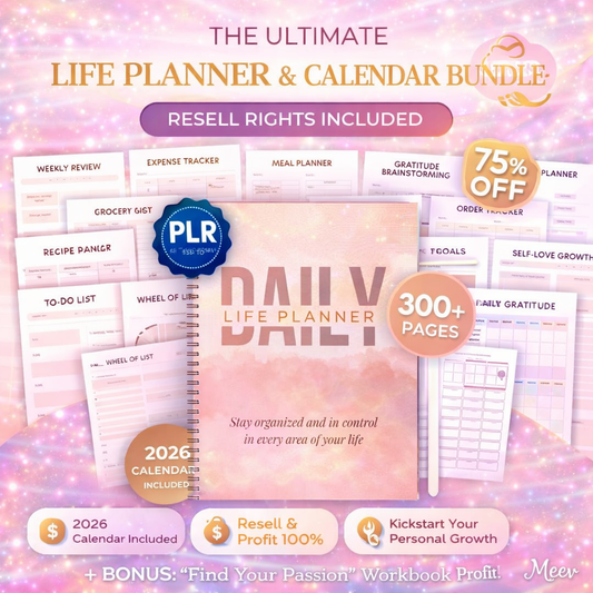 2026 All-in-One Digital Planner for iPad | GoodNotes PDF