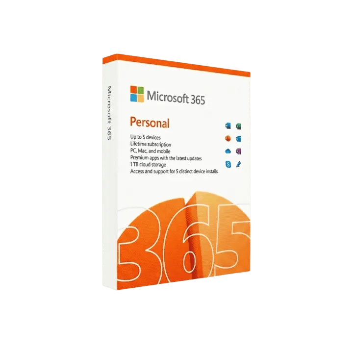 Microsoft Office 365 Personal Subscription | 100% Genuine License | 5 Devices | 1 Year