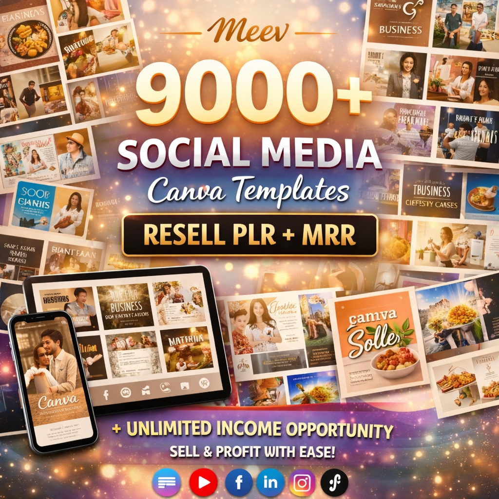 9000+ Canva Social Media Template Bundle for Instagram & Reels