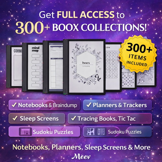 All-in-One eInk Planner Templates Bundle – 300+ Hyperlinked Pages
