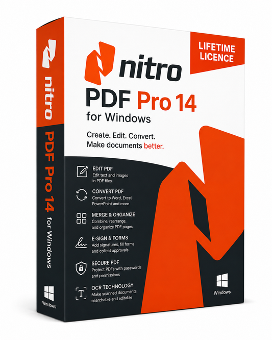 Nitro PDF Pro 14 Lifetime License for Windows