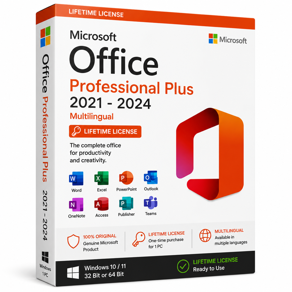 Microsoft Office Professional Plus 2024 – Lifetime License