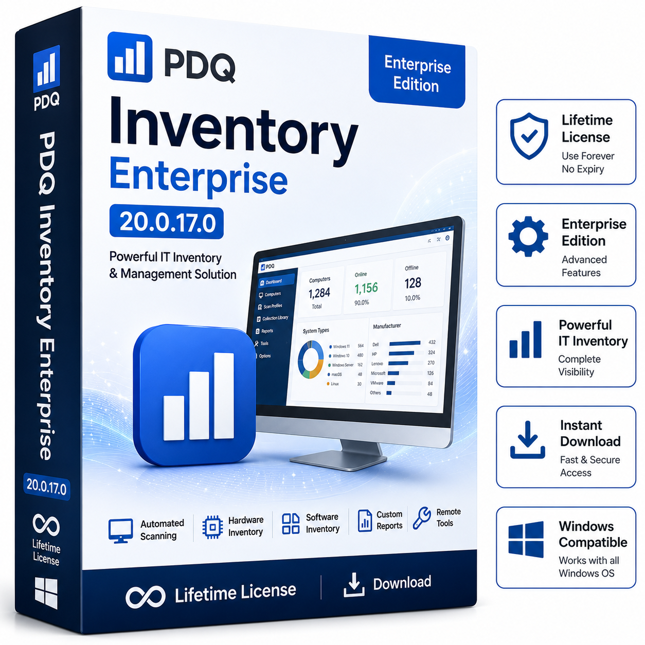 PDQ Inventory Enterprise 20.0.17.0 – Lifetime License Download