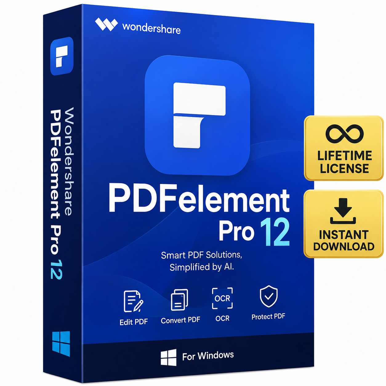 Wondershare PDFelement Pro 12 – Lifetime License PDF Editor Download