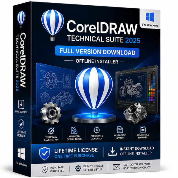 CorelDRAW Technical Suite 2025 Lifetime License for Windows