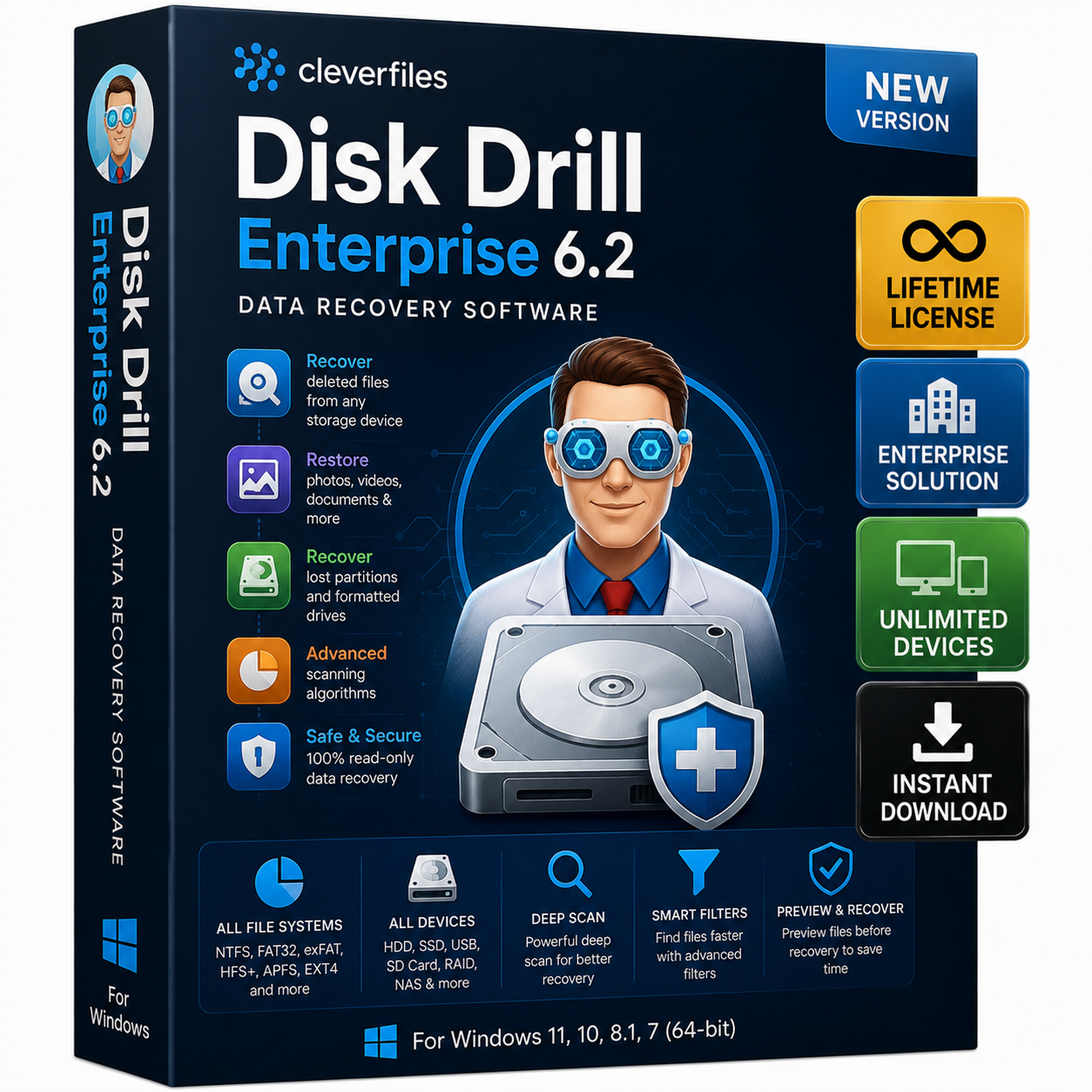 Disk Drill Enterprise 6.2 – Lifetime License | Data Recovery Software