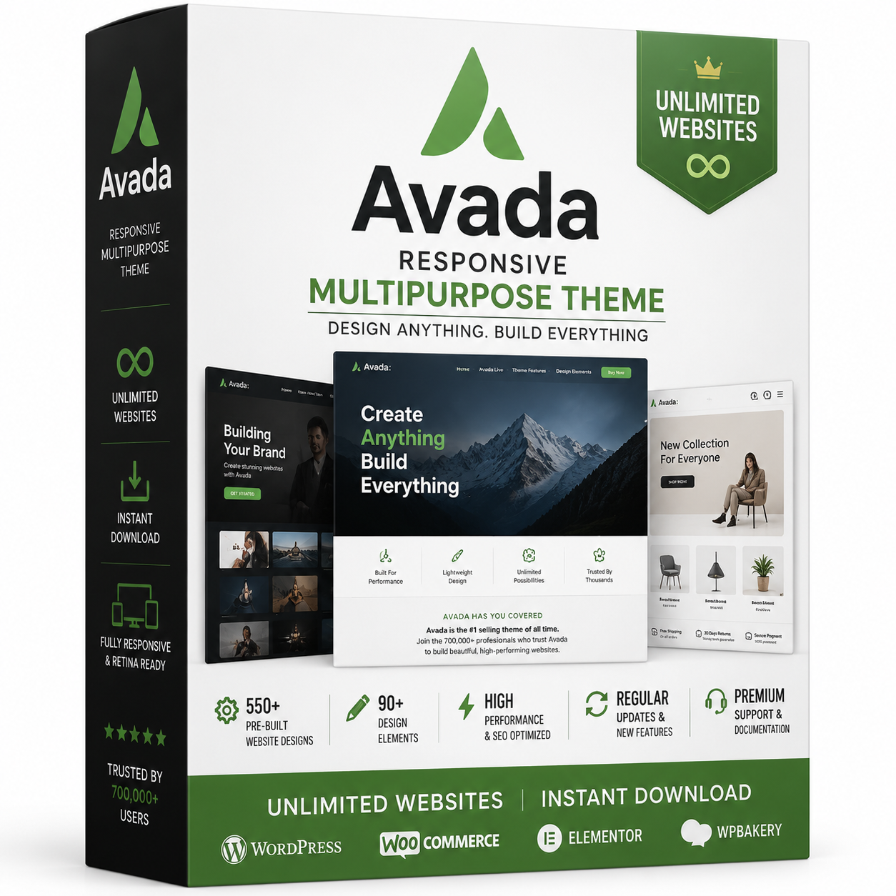 Avada Wordpress Multipurpose Theme – Unlimited Websites