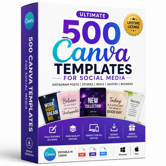 Canva Social Media Templates Pack