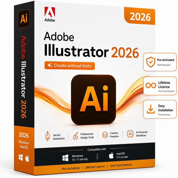 Adobe Illustrator 2026 v30.4 – Lifetime License | Window Version Download