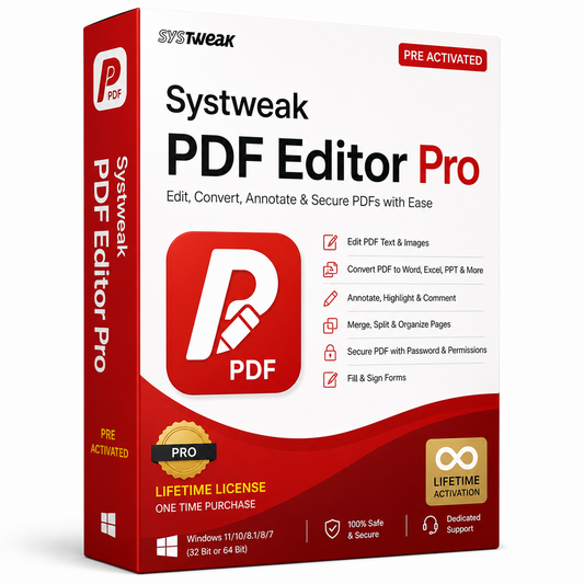 Systweak PDF Editor Pro