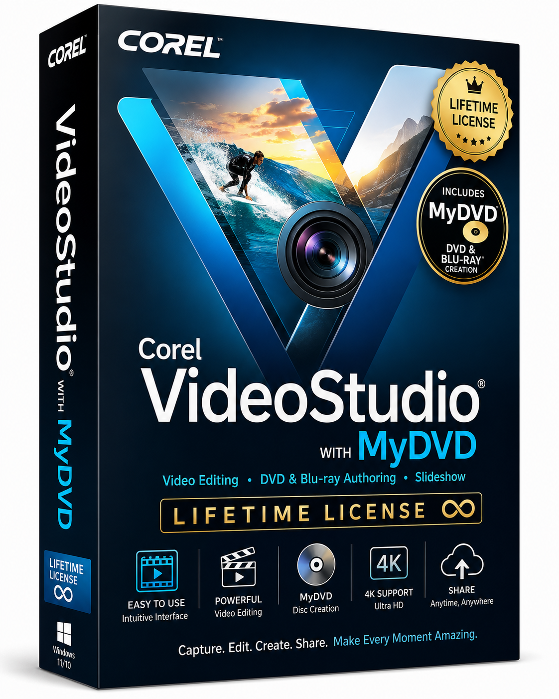 Corel VideoStudio with MyDVD – Lifetime License