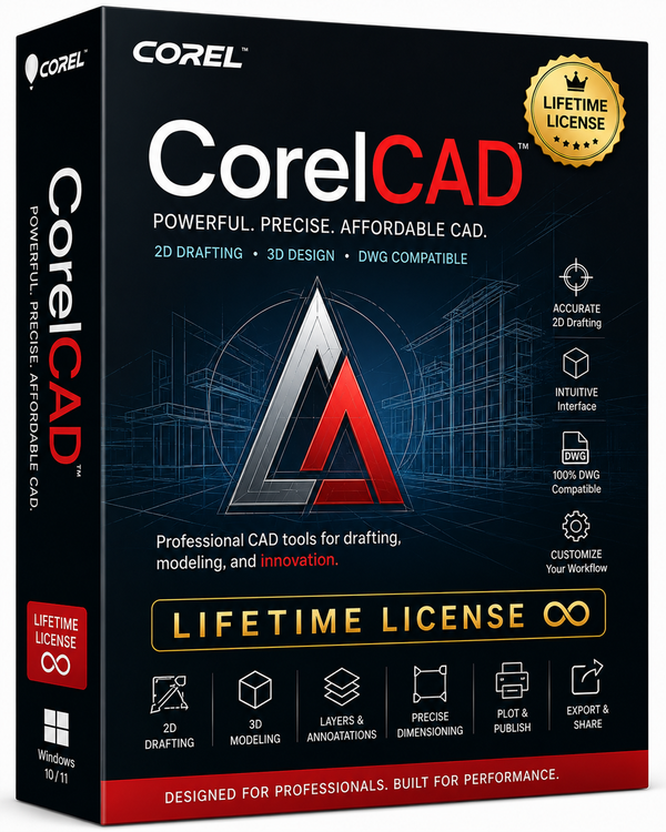 CorelCAD Lifetime License for Windows