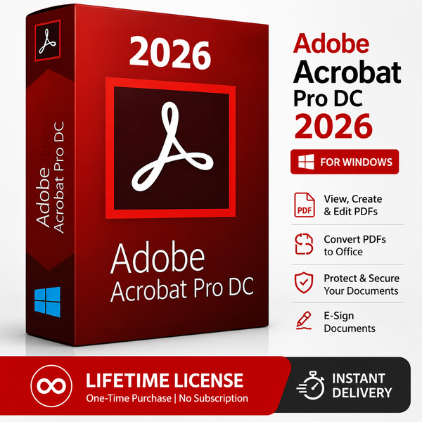 Adobe acrobat 2026 for Windows PDF Lifetime Instant Delivery
