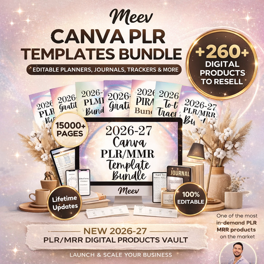 15,000+ Canva PLR Templates Mega Bundle – 2026–2027 Editable Planners