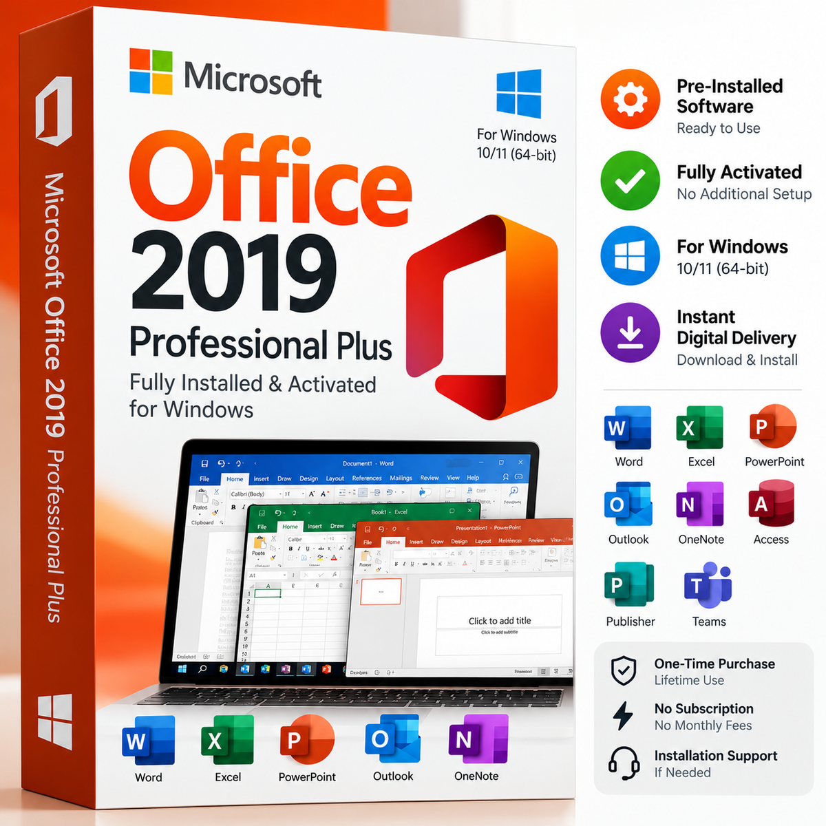 Microsoft Office 2019 Professional Plus for Windows