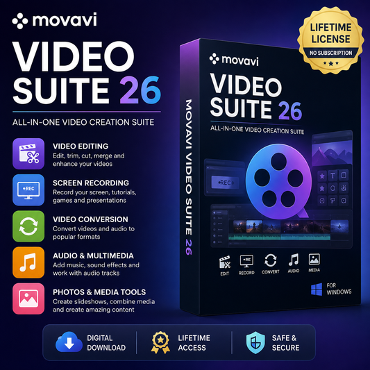 Movavi Video Suite 26 Lifetime License For Windows
