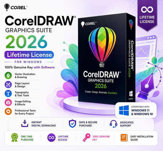 CorelDRAW Graphics Suite 2026 Lifetime License
