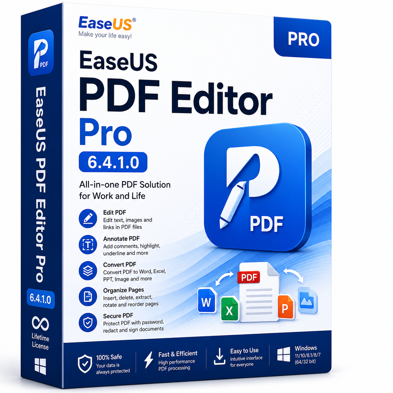 EaseUS PDF Editor Pro 6.4.1.0 – Lifetime License Download