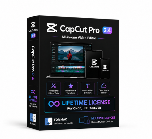 CapCut Pro 2.4 – Lifetime License for Mac (Multiple Devices)