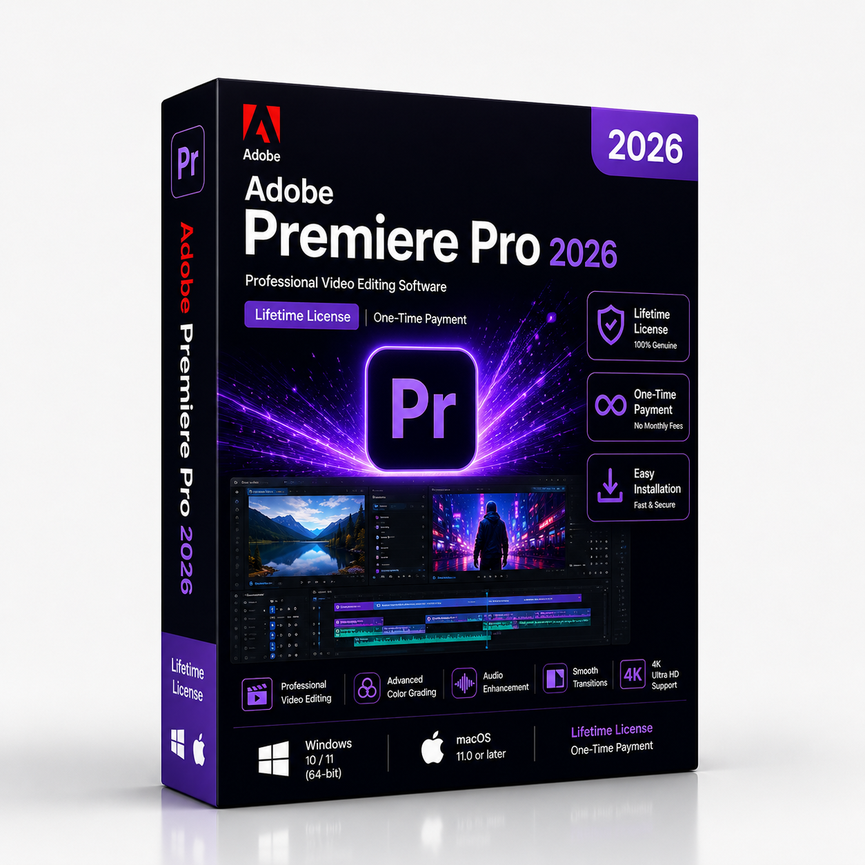 Adobe Premiere Pro 2026 - Lifetime License