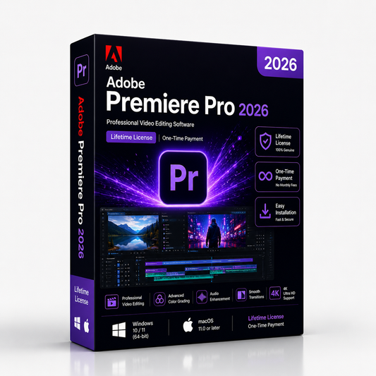 Adobe Premiere Pro 2026 - Lifetime License
