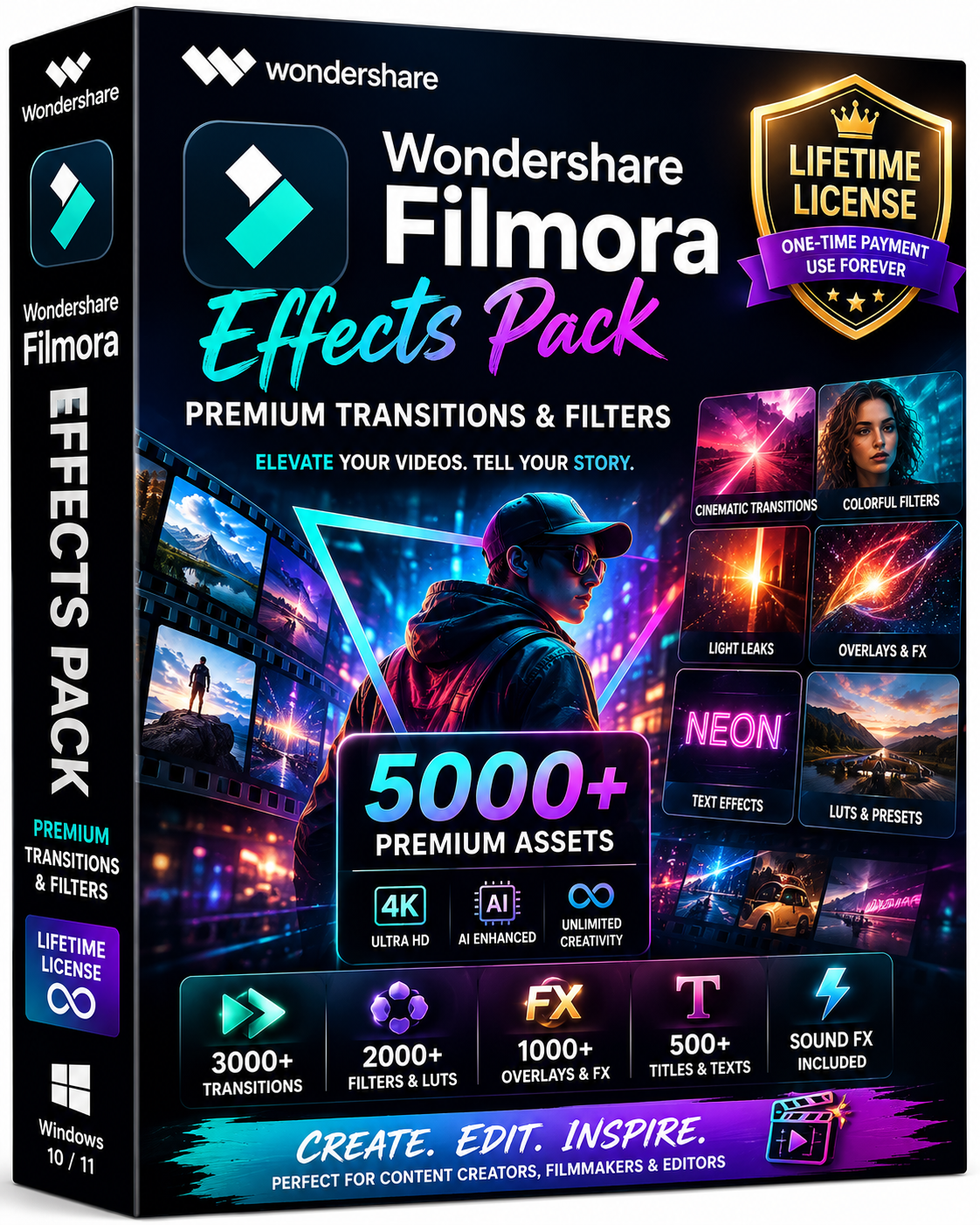 Wondershare Filmora Effects Pack – Instant Download