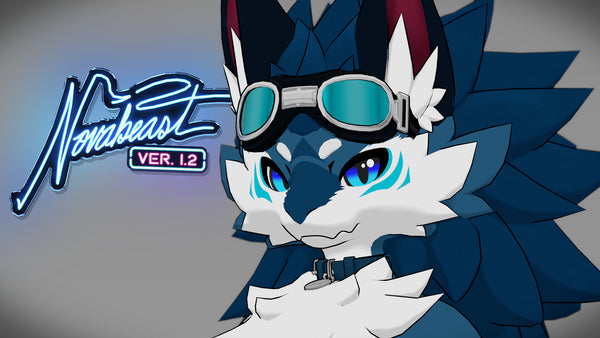 Novabeast VRChat Avatar – Premium Dragon Furry Avatar | Unity Ready | Face Tracking + PhysBones | PC & Quest