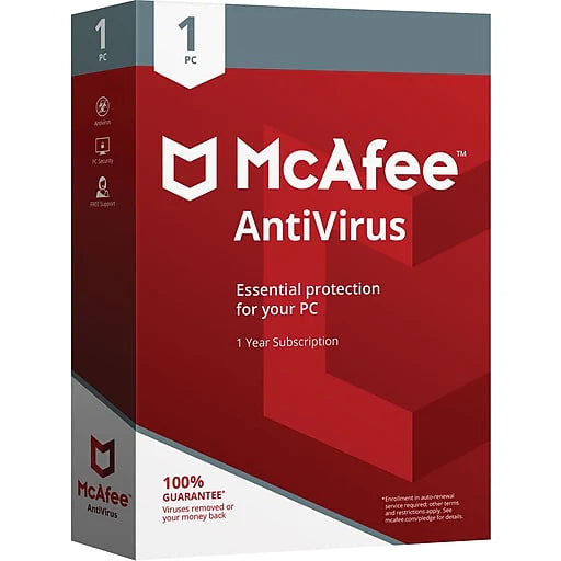 McAfee AntiVirus | แม็ ค อา ฟี อิงค์ – 1 Year Subscription | Email Delivery McAfee