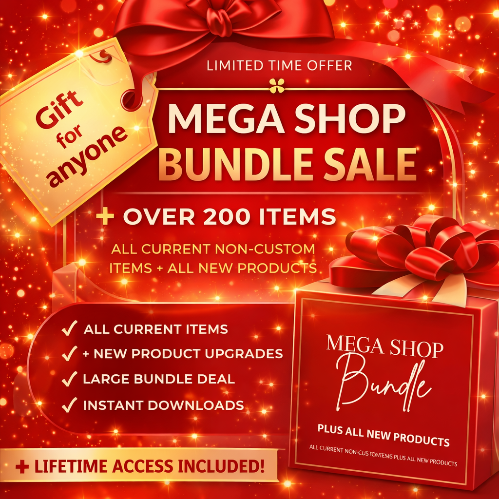 Mega Planner Bundle – 300+ Printable & Digital Life Planner Templates