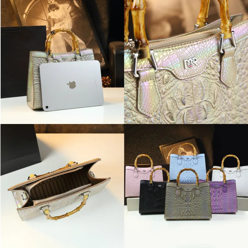 Luxury Crocodile Leather Handbag