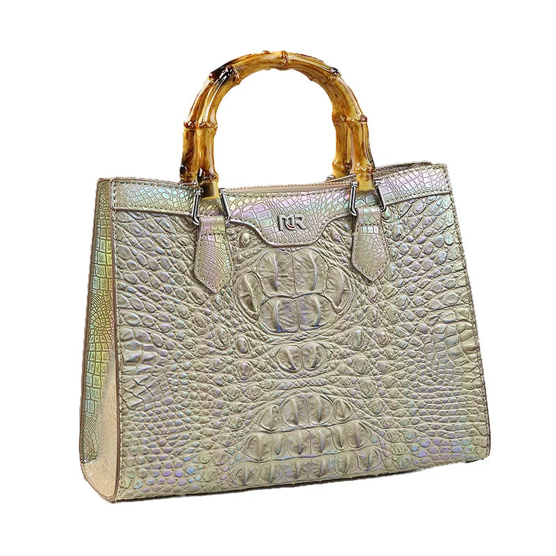 Luxury Crocodile Leather Handbag