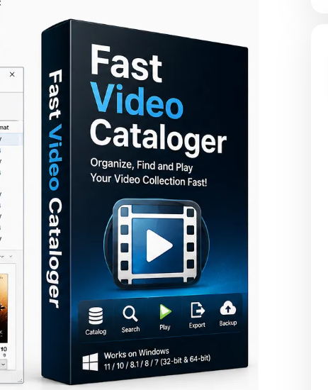 Fast Video Cataloger – Lifetime License | Instant Download for Windows