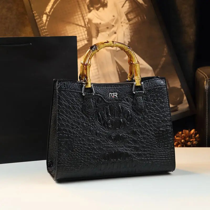 Luxury Crocodile Leather Handbag