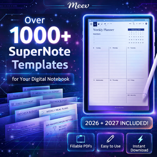 Ultimate Digital Planner Bundle for Supernote, iPad & Tablets