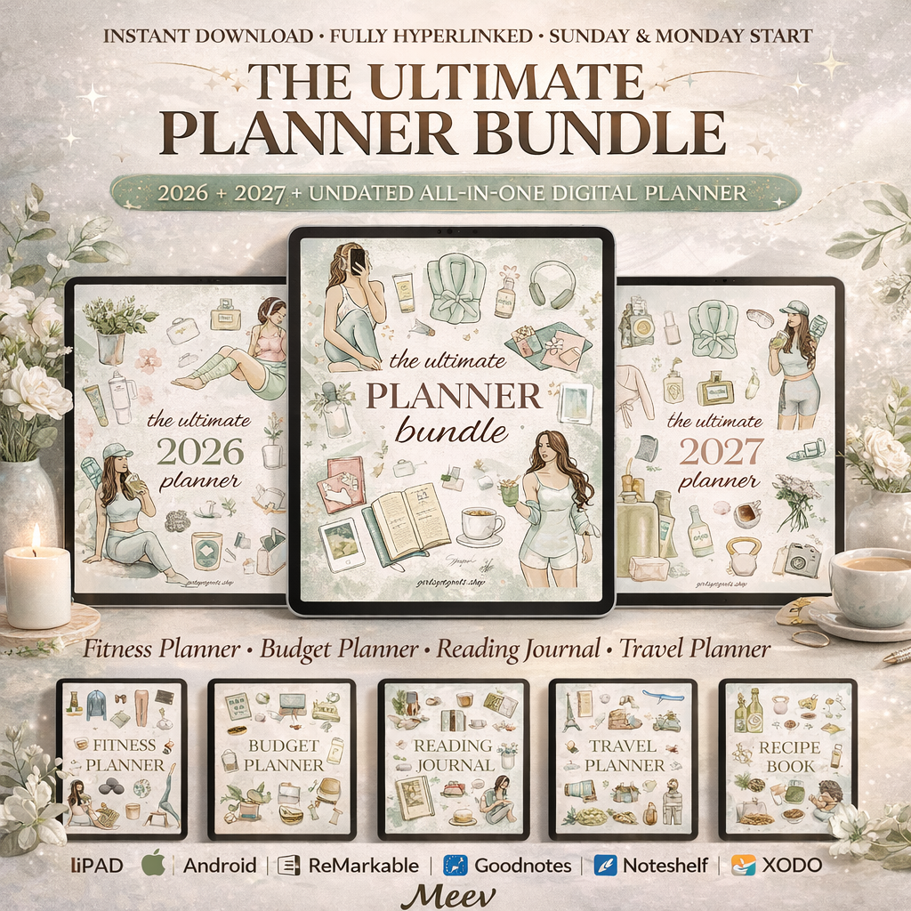 Ultimate Life Planner Spreadsheet – Budget, Tasks & Habit Tracker